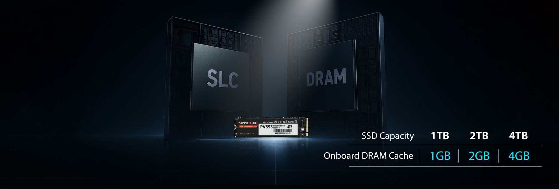 PV593 PCIe Gen5 x4 M.2 2280 SSD