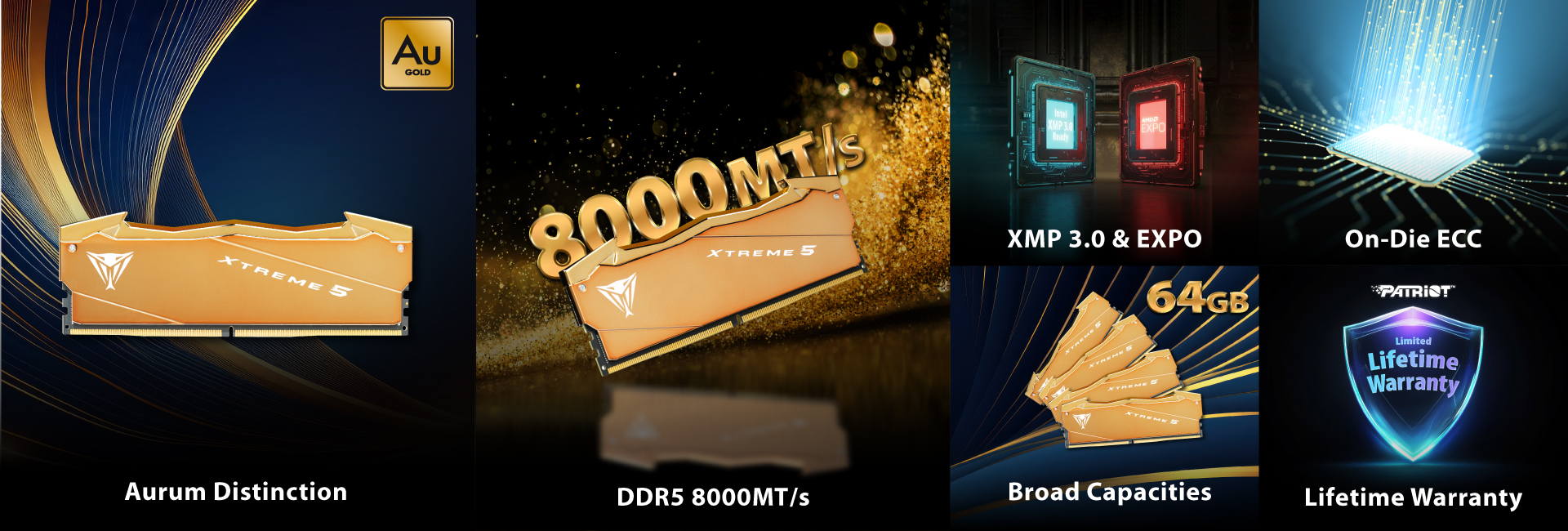 Viper Xtreme 5 Aurum Edition DDR5 Performance DRAM