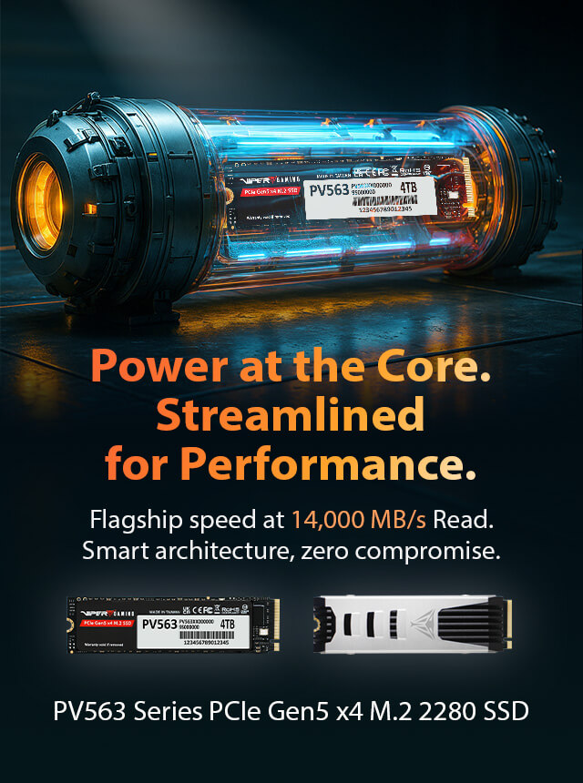Viper PV563 Series PCIe Gen5 x4 M.2 2280 SSD