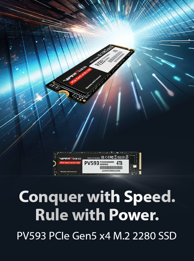 PV593 PCIe Gen5 x4 M.2 2280 SSD