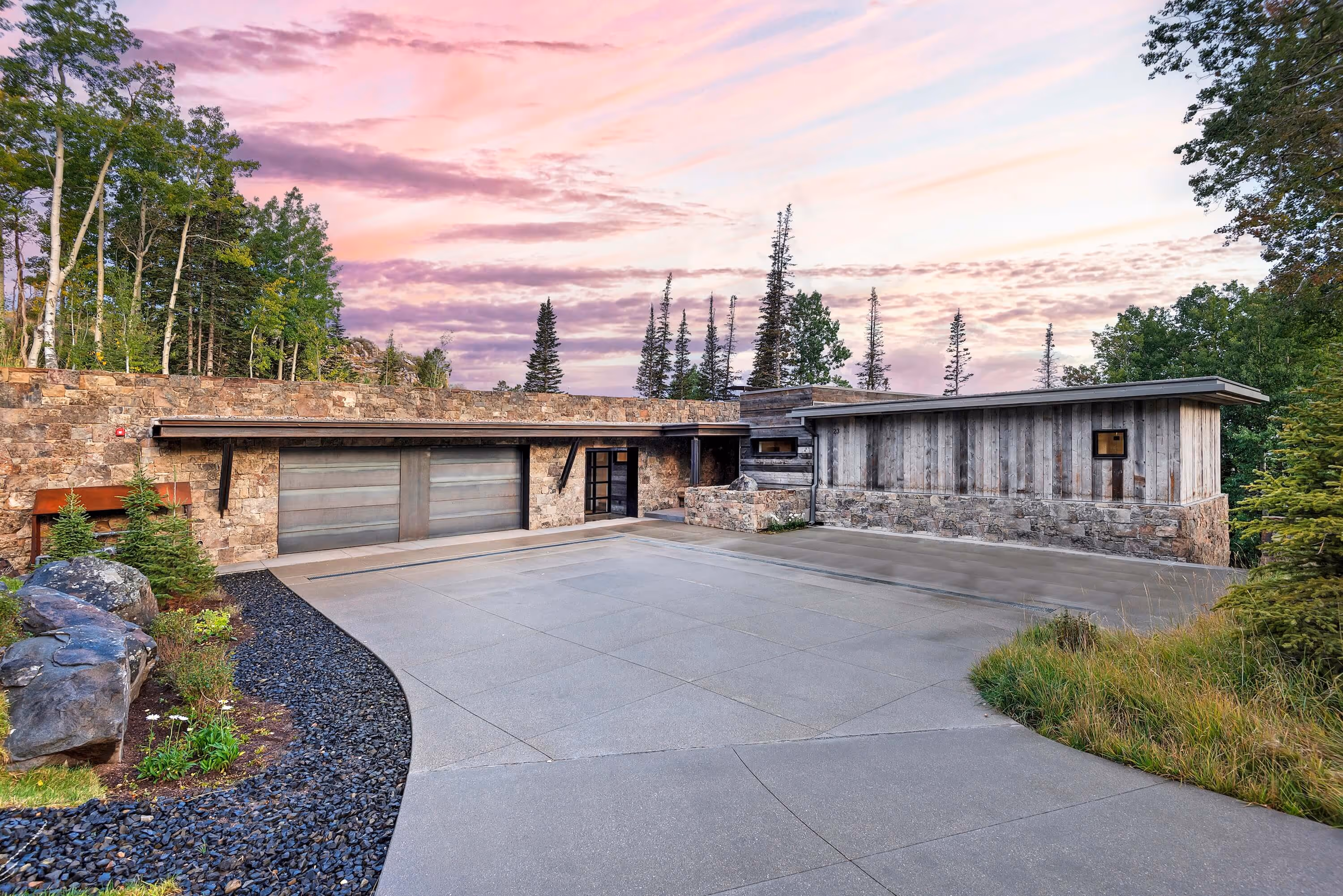 Front elevation of the Red Cloud home, built by Elevated Builders