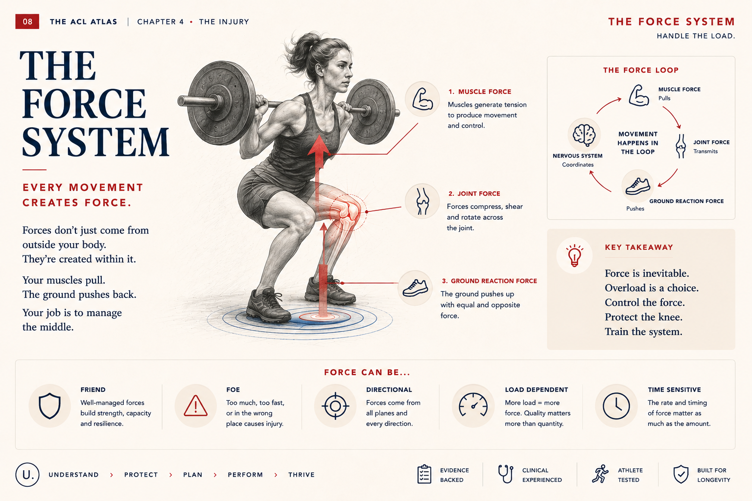 Force System — production, absorption, reactive output