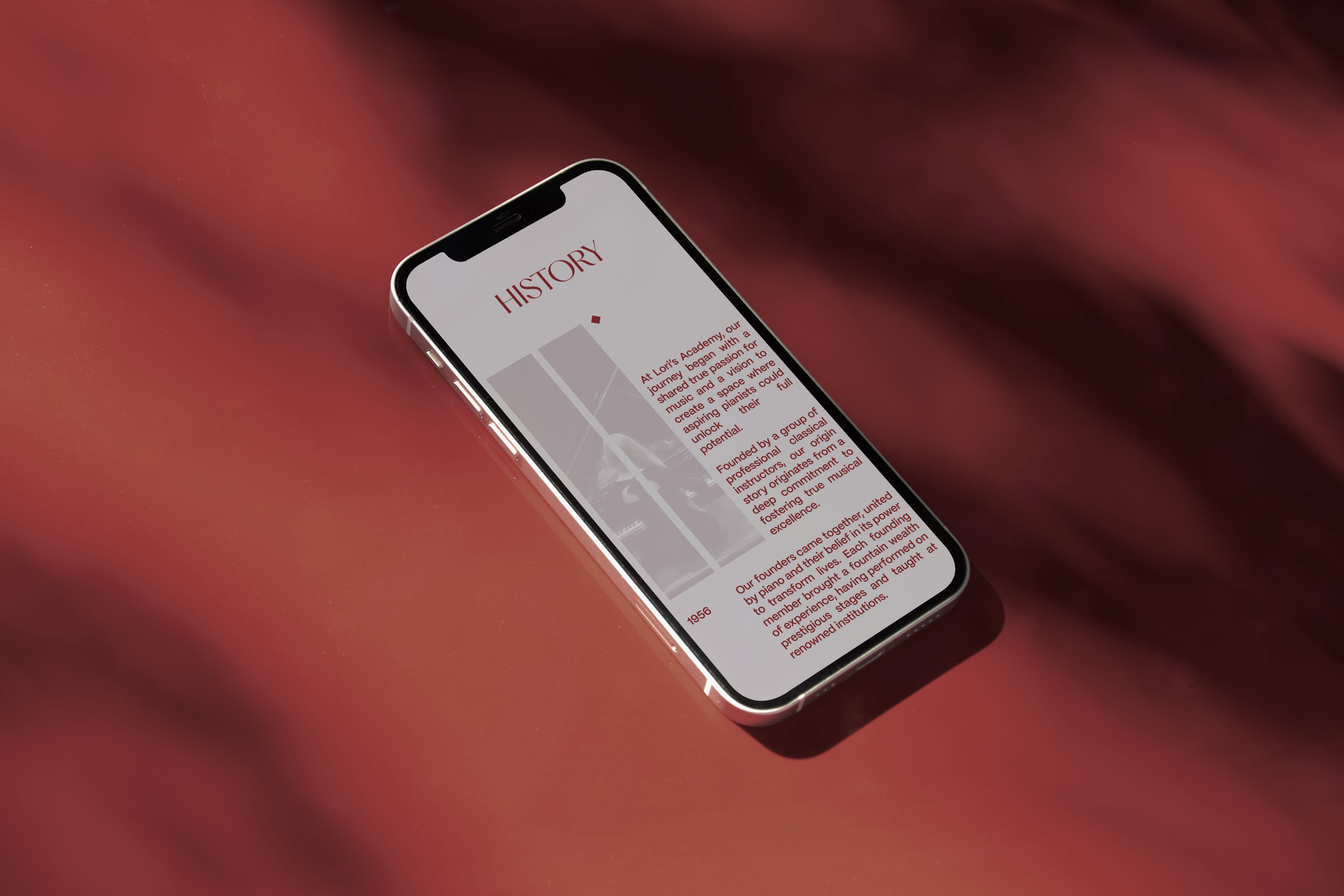 Web design project image.