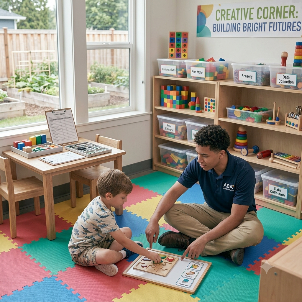 a technician in school with a 3rd grader