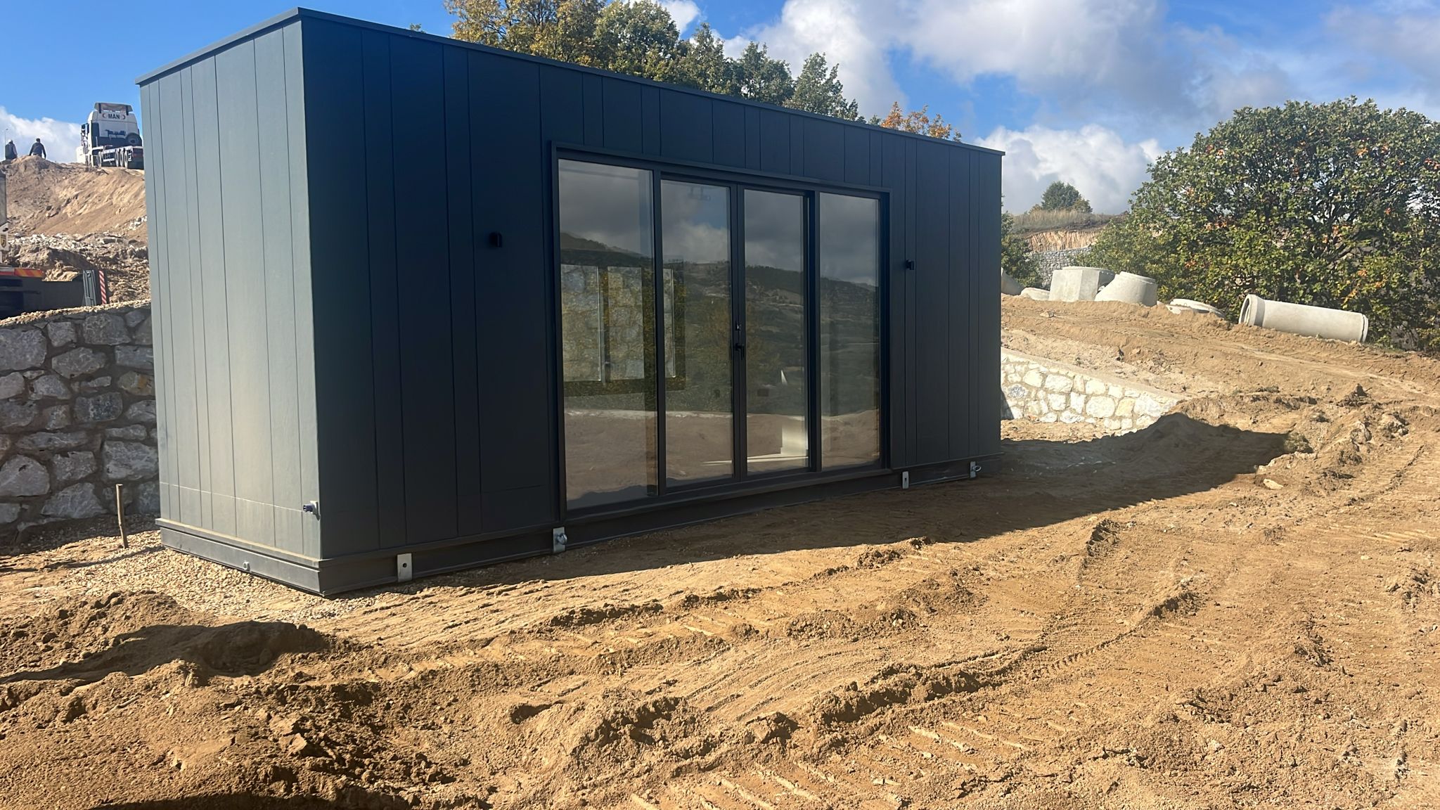 Bursa Orhaneli 2 Adet Taşınabilir Modül Yapı 