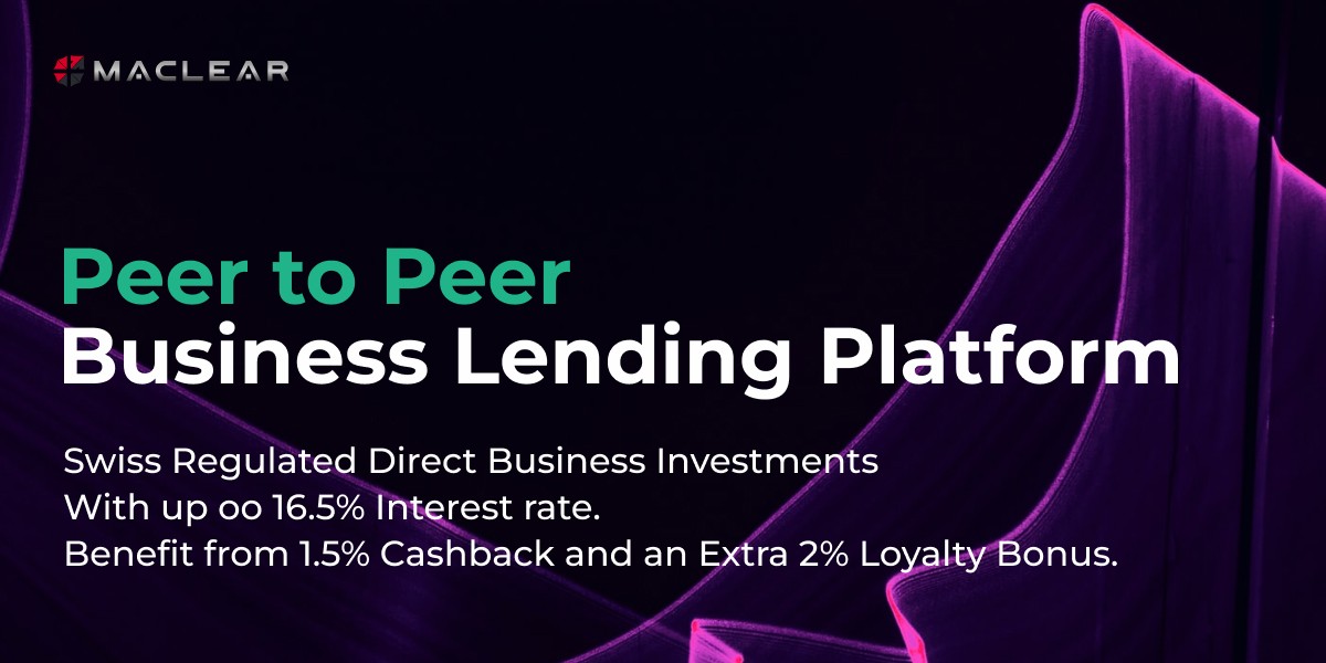 Peer to Peer Business Lending Platform banner.