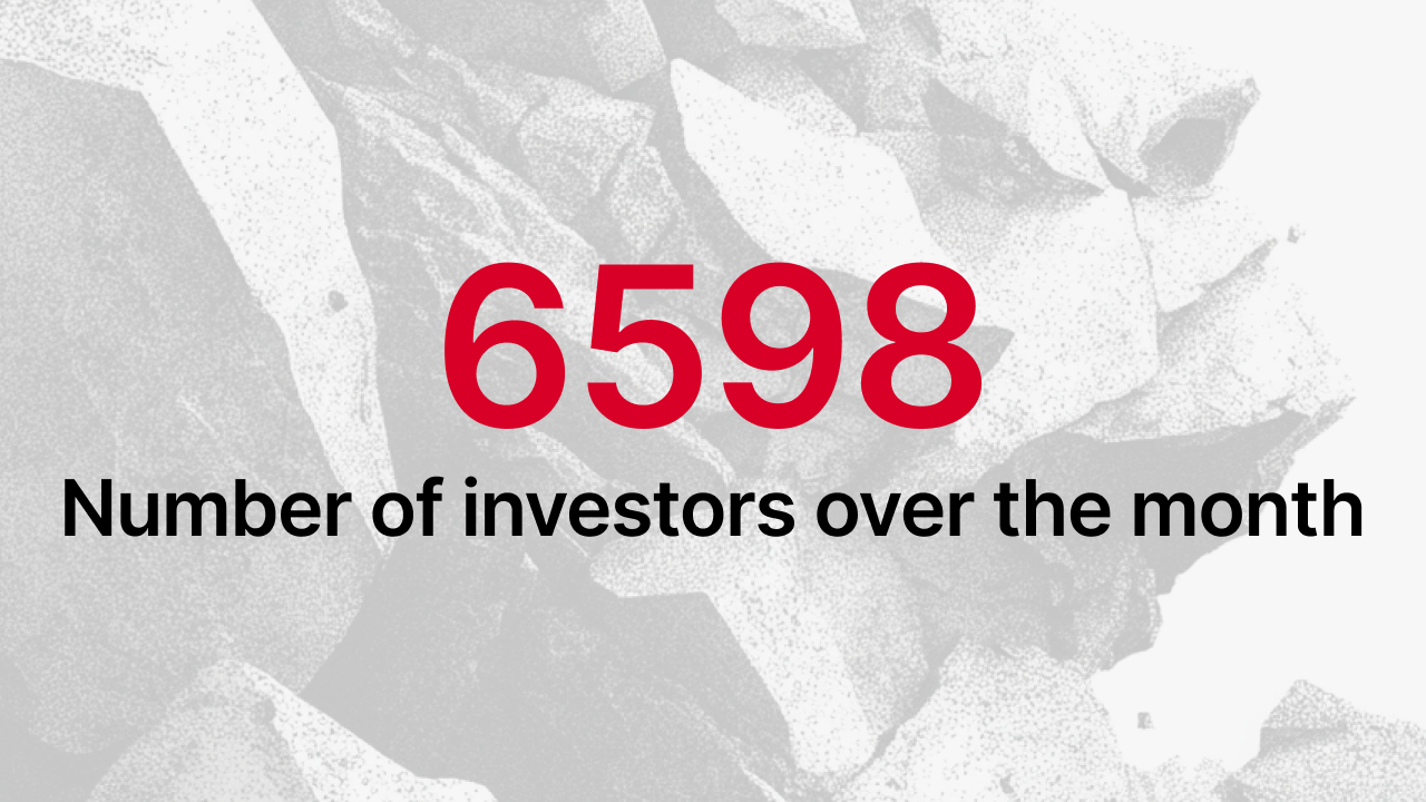 6,598 active investors engaged with the Maclear platform during December 2025