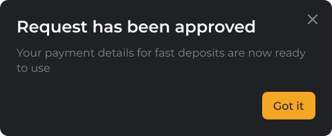 Request has been approved