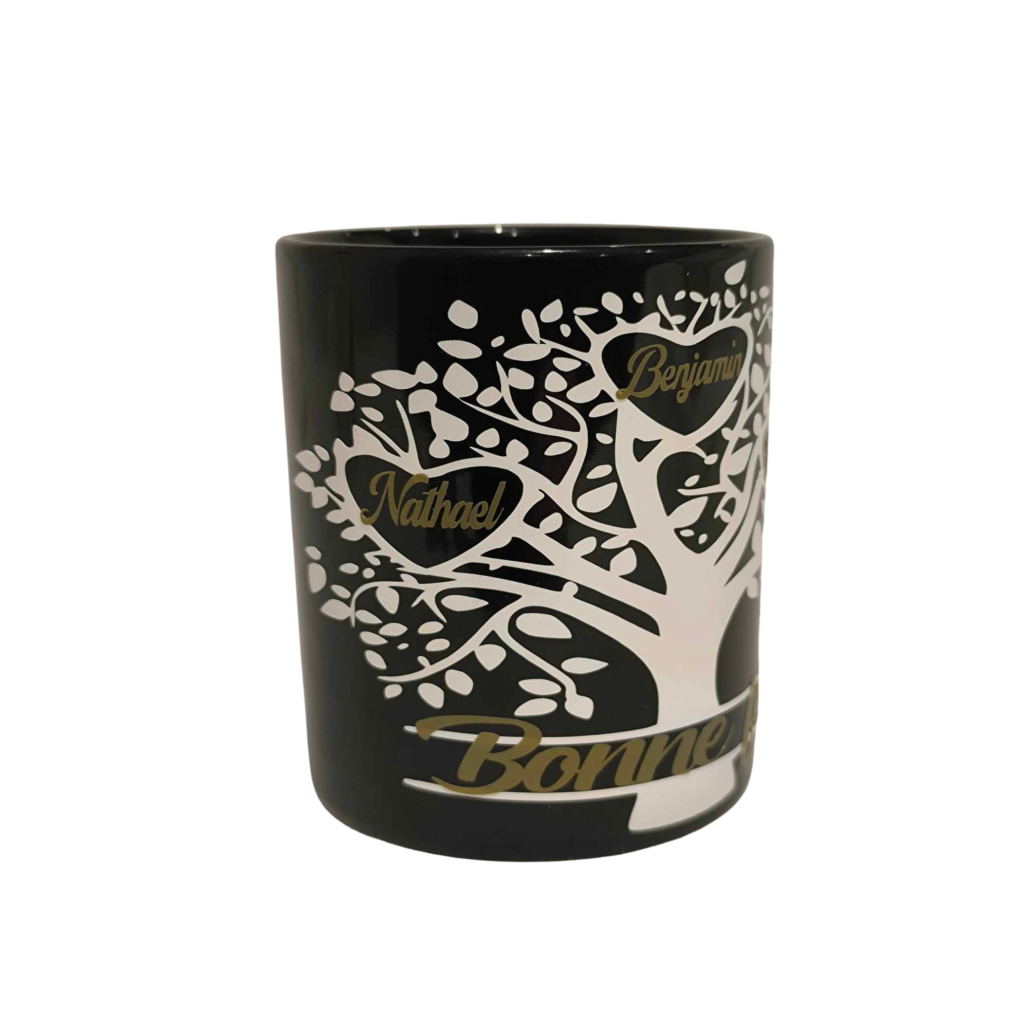 Mug personnalisé noir