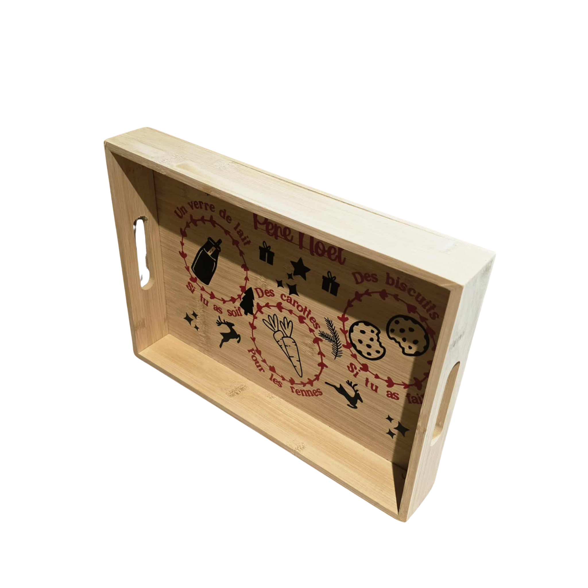 plateau de noel vu de travers