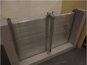 Derwent Flood Barrier with Support Post