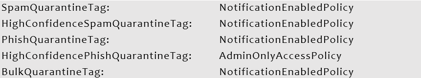 Strict Preset Security Policy settings