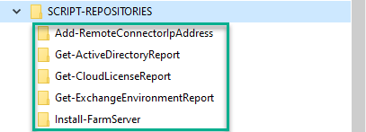 Repositories, Screenhot, Folder