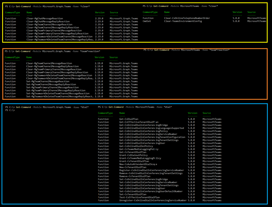 04_comparing groups of cmdlets