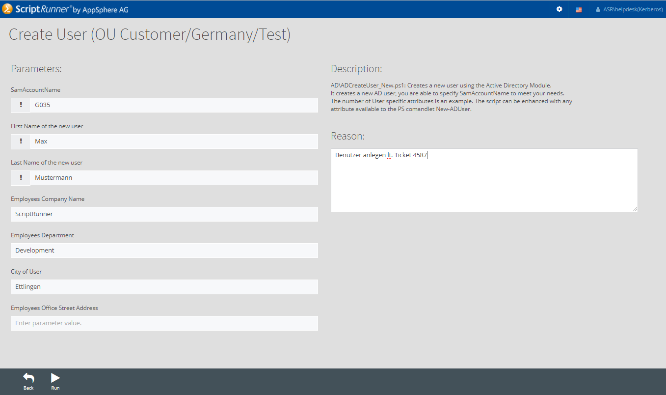 Einfache Delegation von PowerShell Scripten mit der ScriptRunner Delegate App
