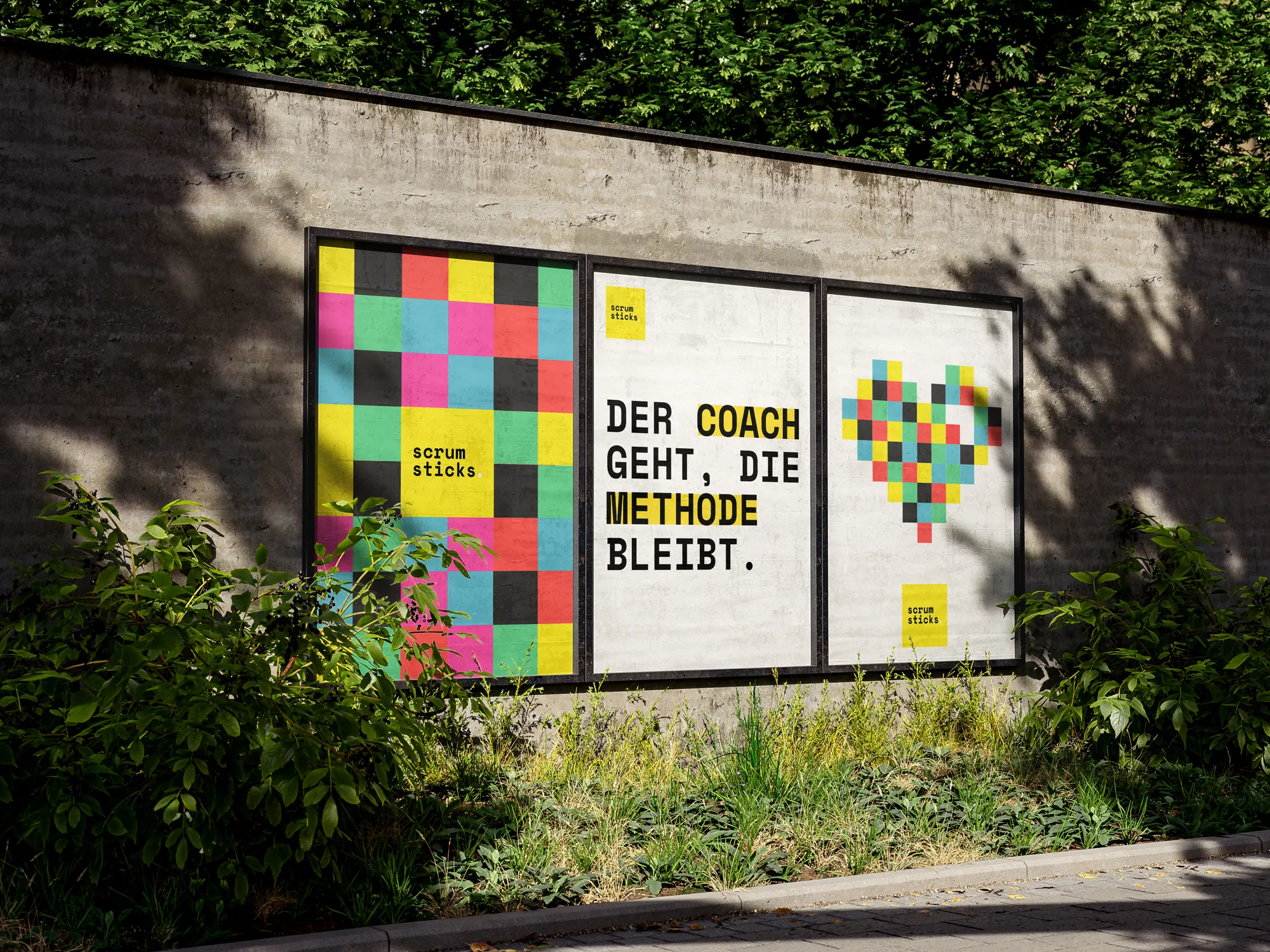 Poster für scrum sticks