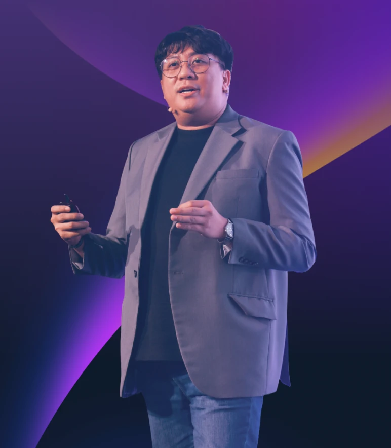 Genesis 2024 participant presenting