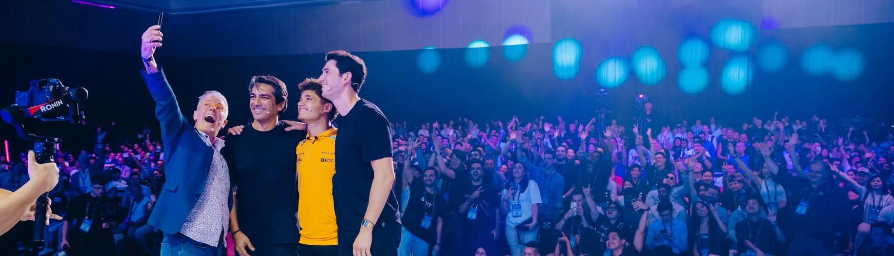 Energetic crowd attending Token2049