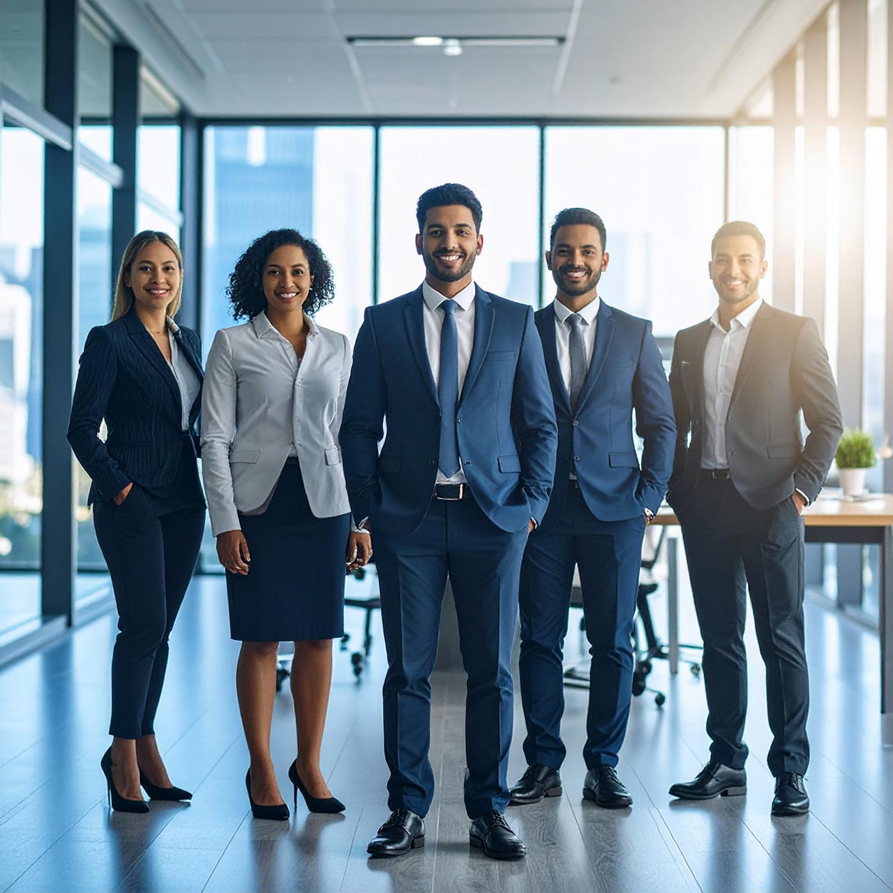 Financial services staff