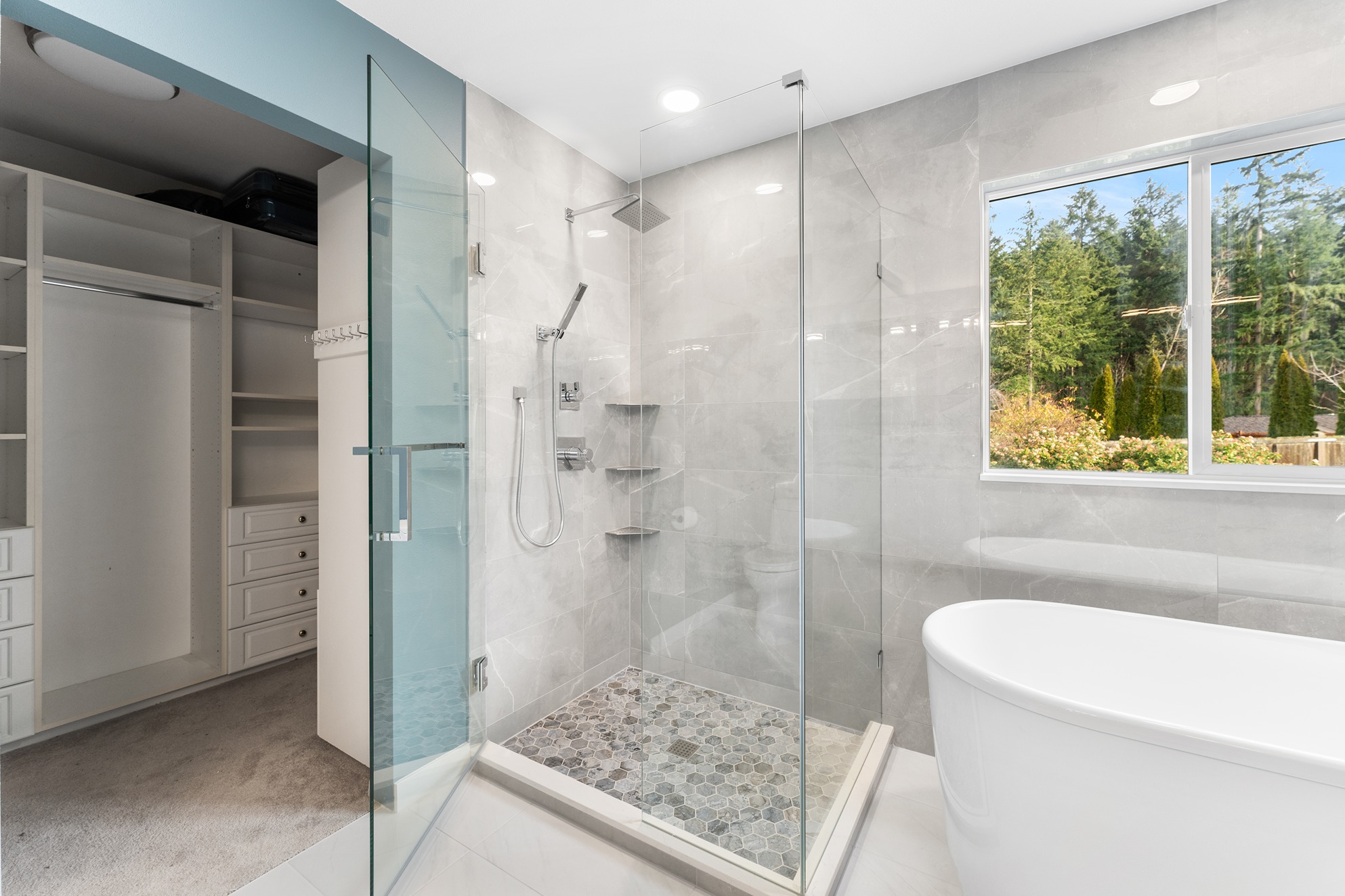 Master Bathroom Transformation Newcastle, WA 