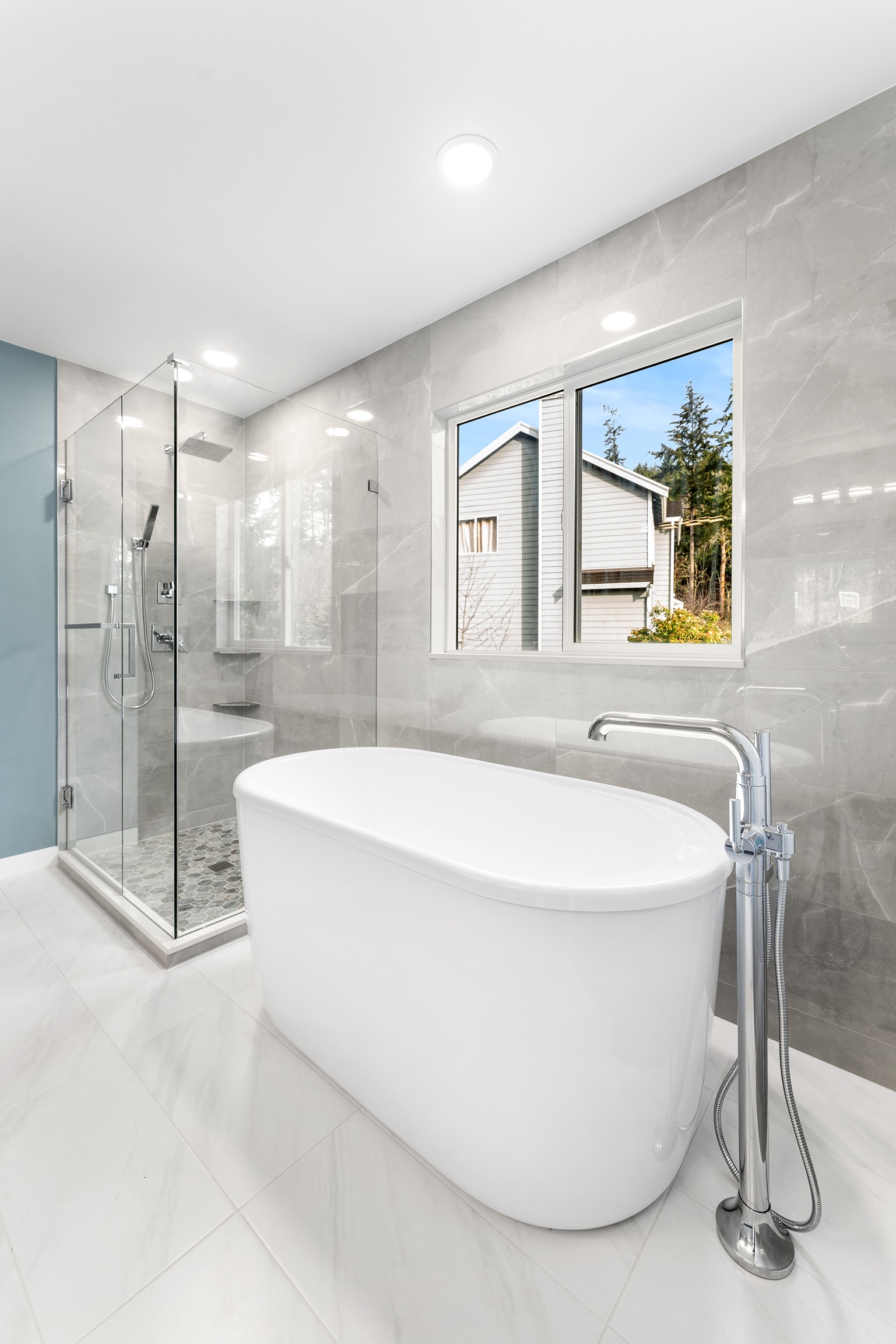 Master Bathroom Transformation Newcastle, WA 
