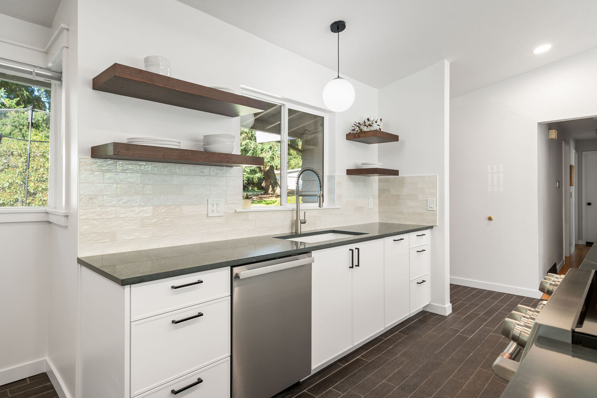 From Divided to Modern Open Concept Kitchen in Bellevue After