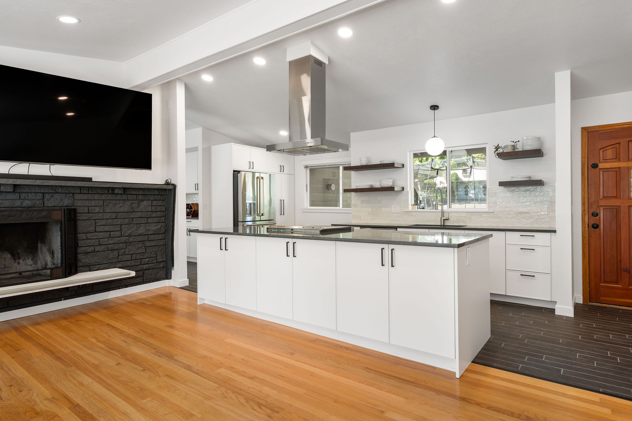 From Divided to Modern Open Concept Kitchen in Bellevue After