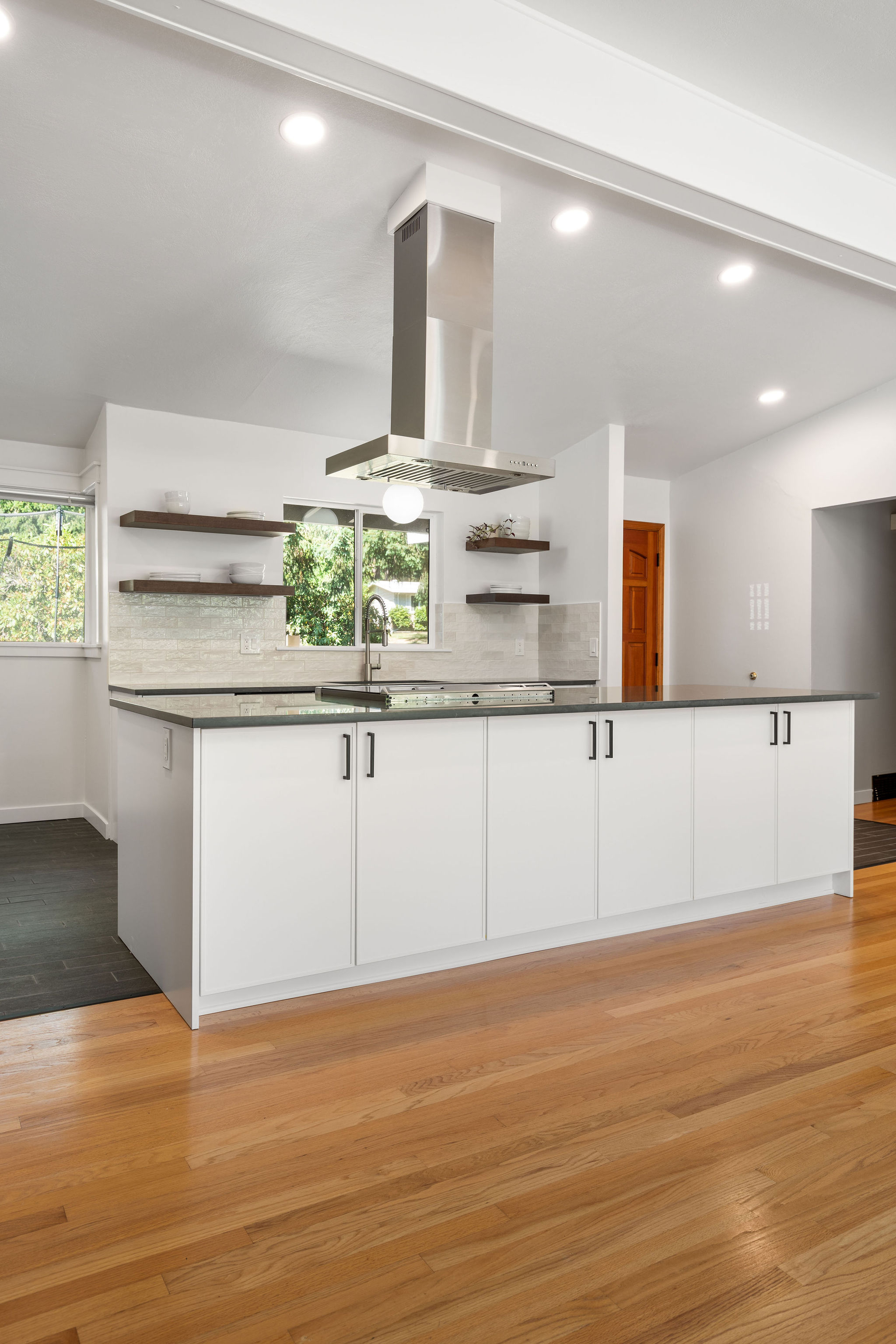 From Divided to Modern Open Concept Kitchen in Bellevue After