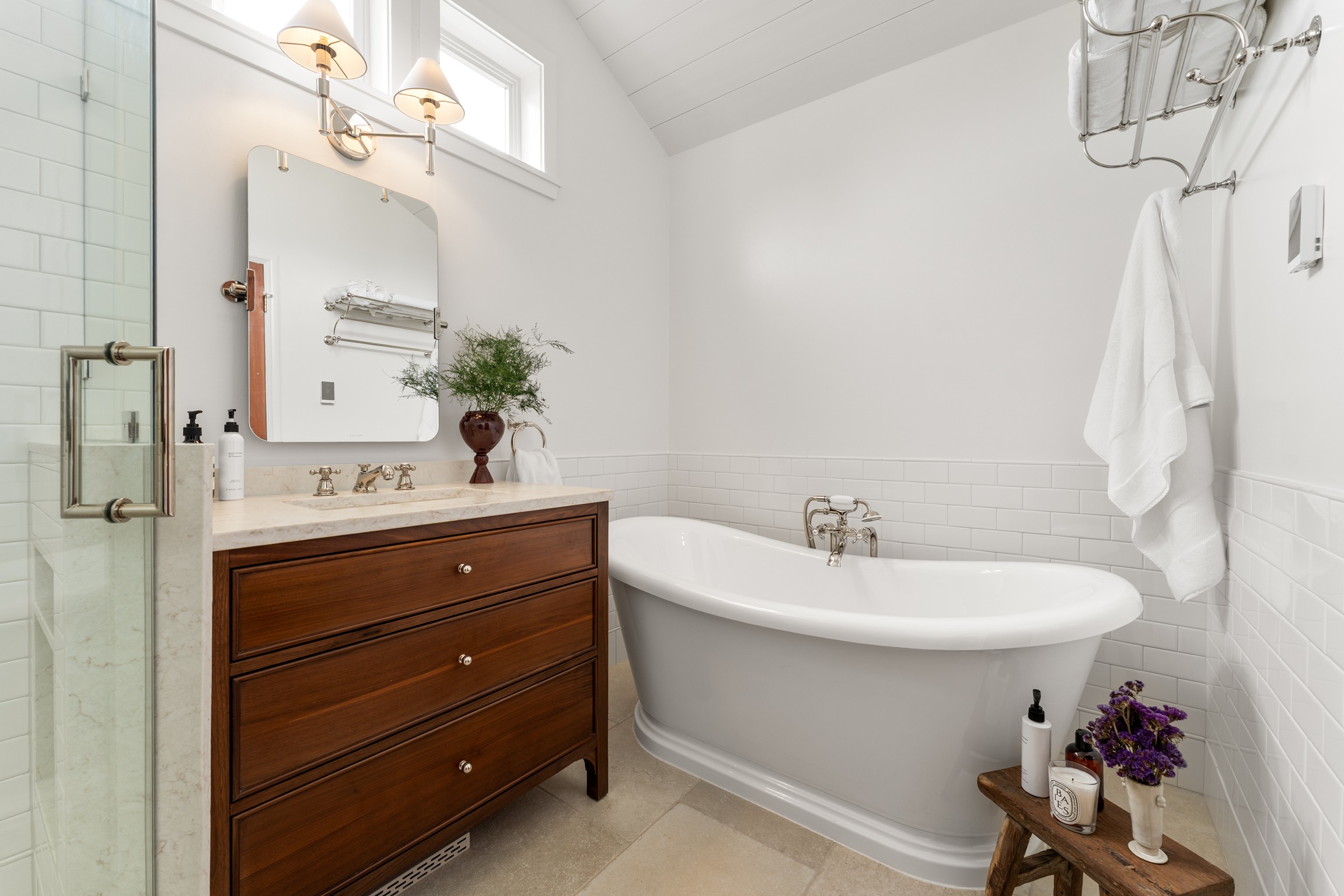 Elegant & Stylish Bathroom Makeover Seattle