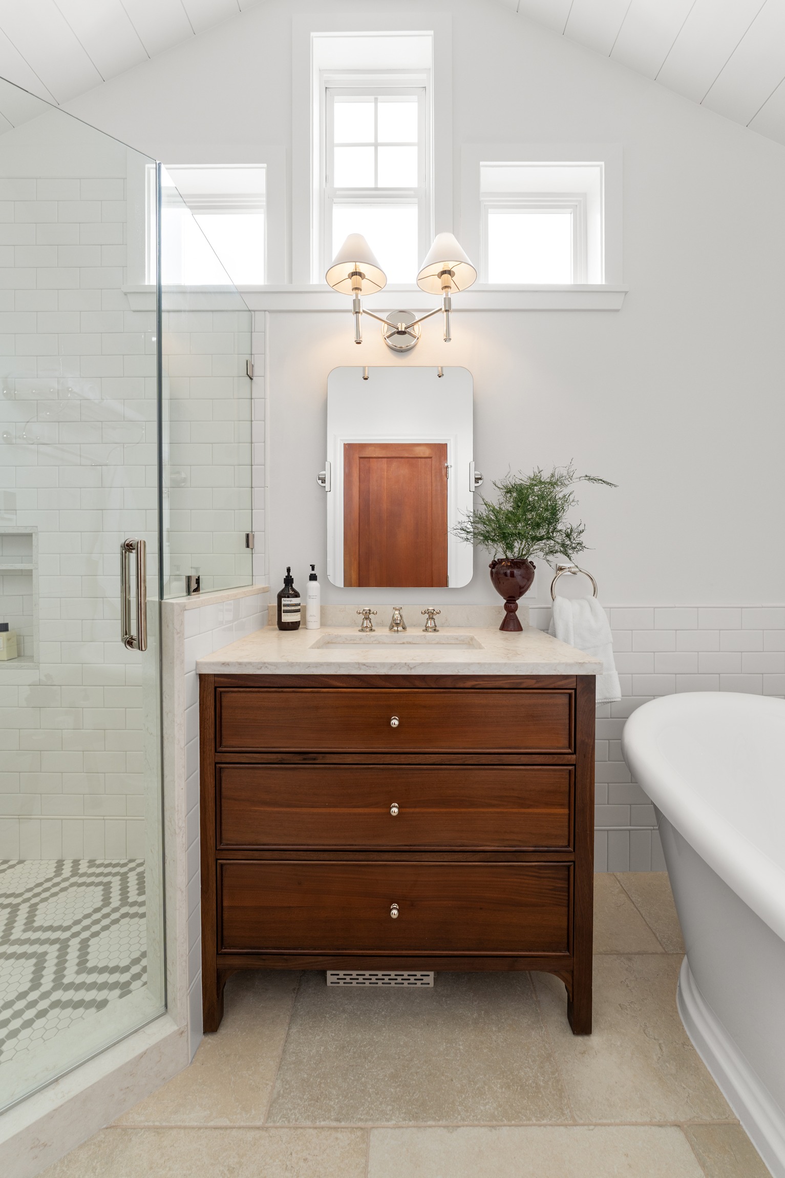 Elegant & Stylish Bathroom Makeover Seattle After