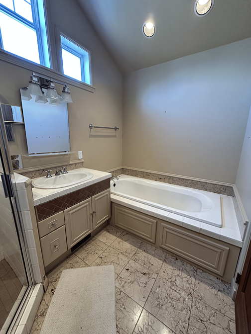 Elegant & Stylish Bathroom Makeover Seattle Before