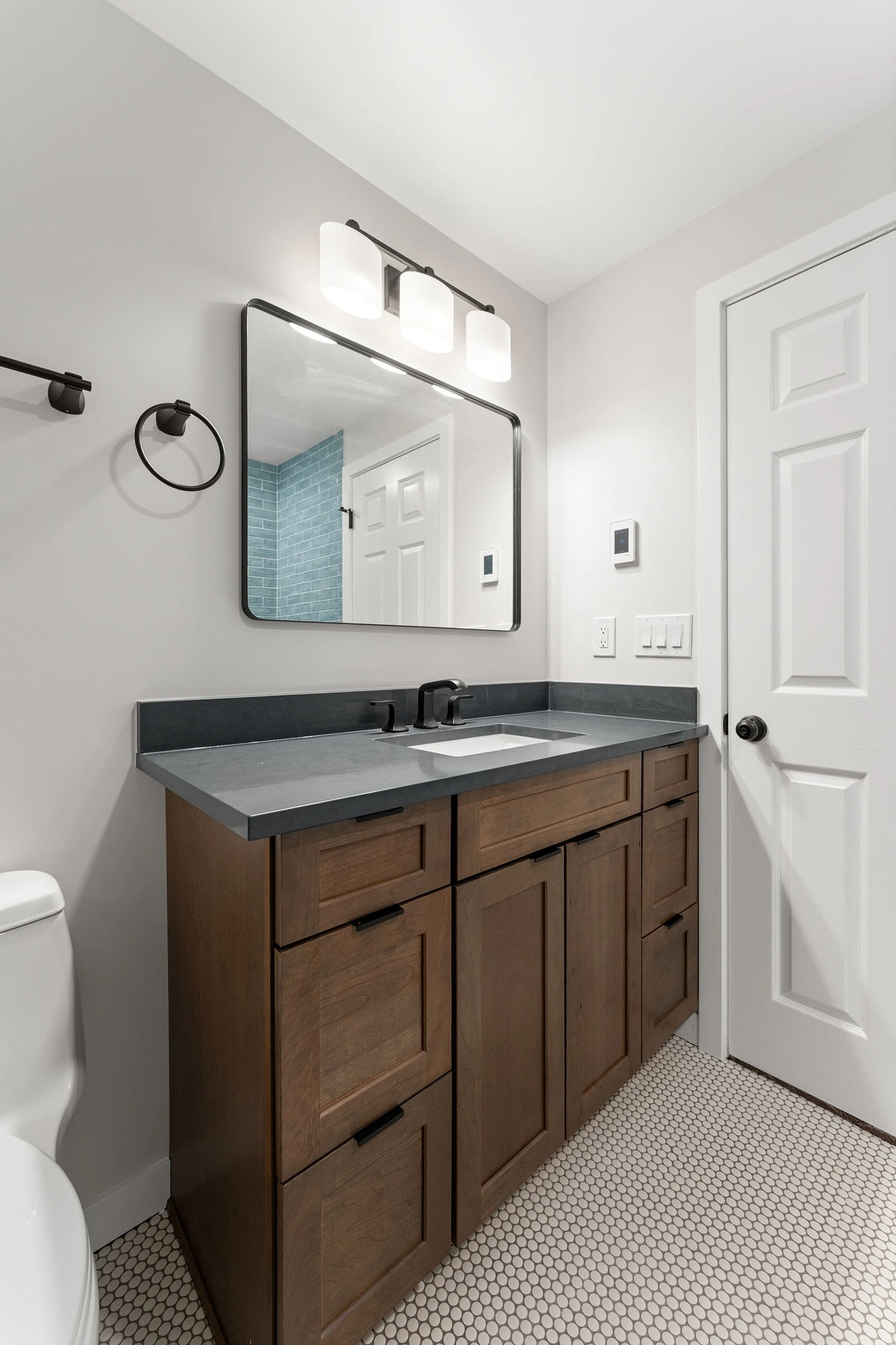 Master Bath Expansion and Hall Bath Update in Edmonds - After image