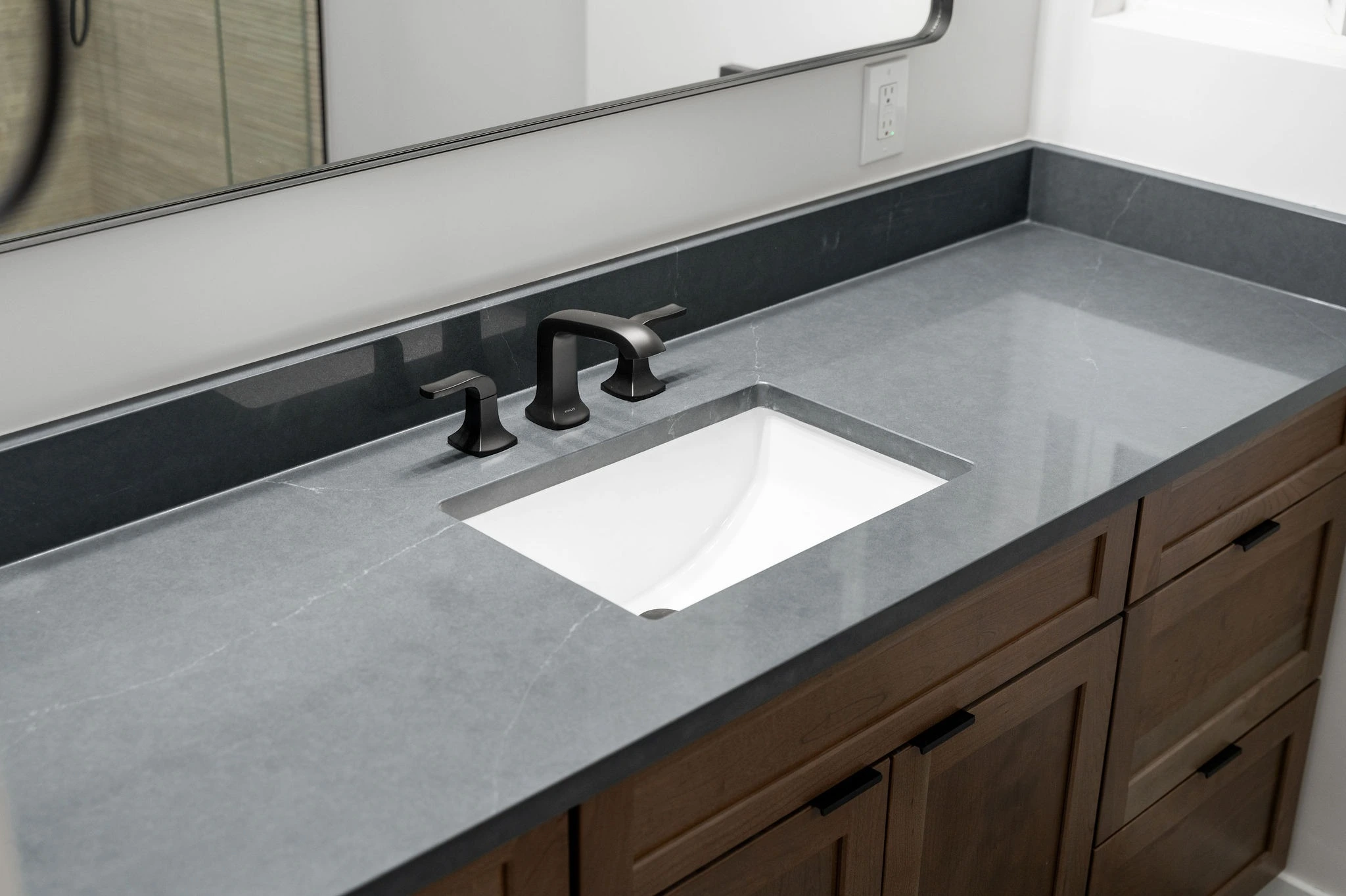Master Bath Expansion and Hall Bath Update in Edmonds - After image