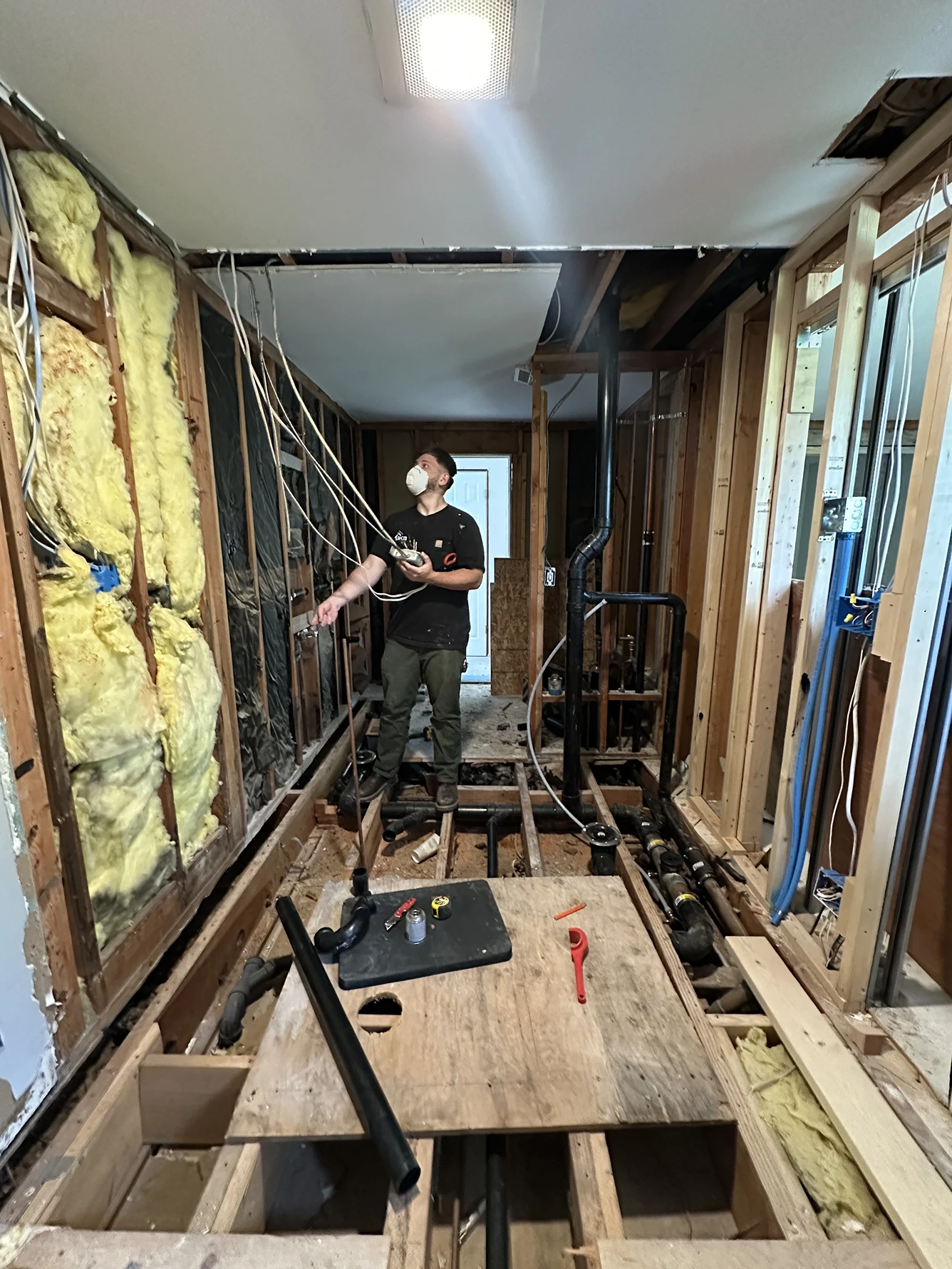 Master Bath Expansion and Hall Bath Update in Edmonds - Before image