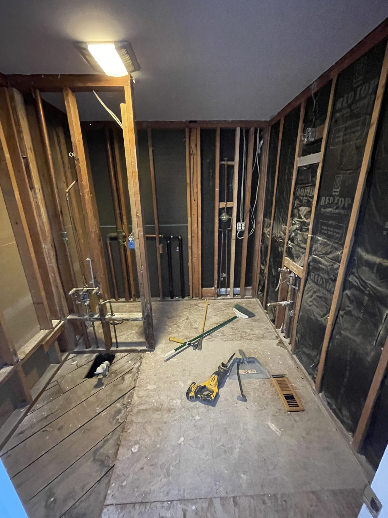 Master Bath Expansion and Hall Bath Update in Edmonds - Before image