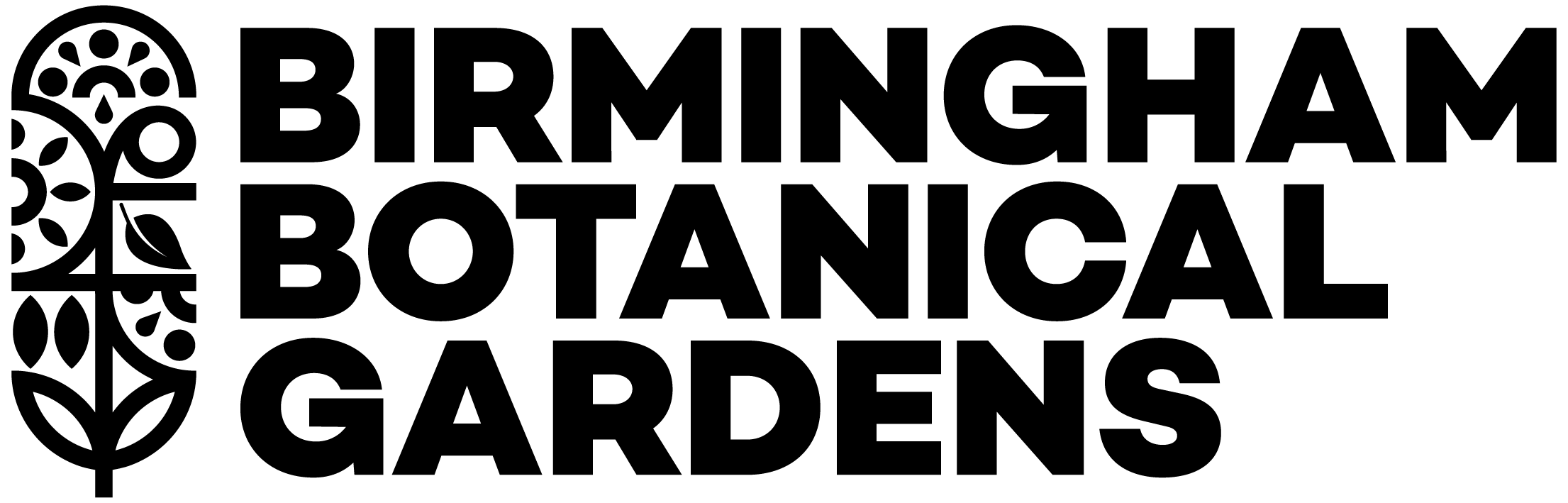 the logo for Birmingham botanical gardens.
