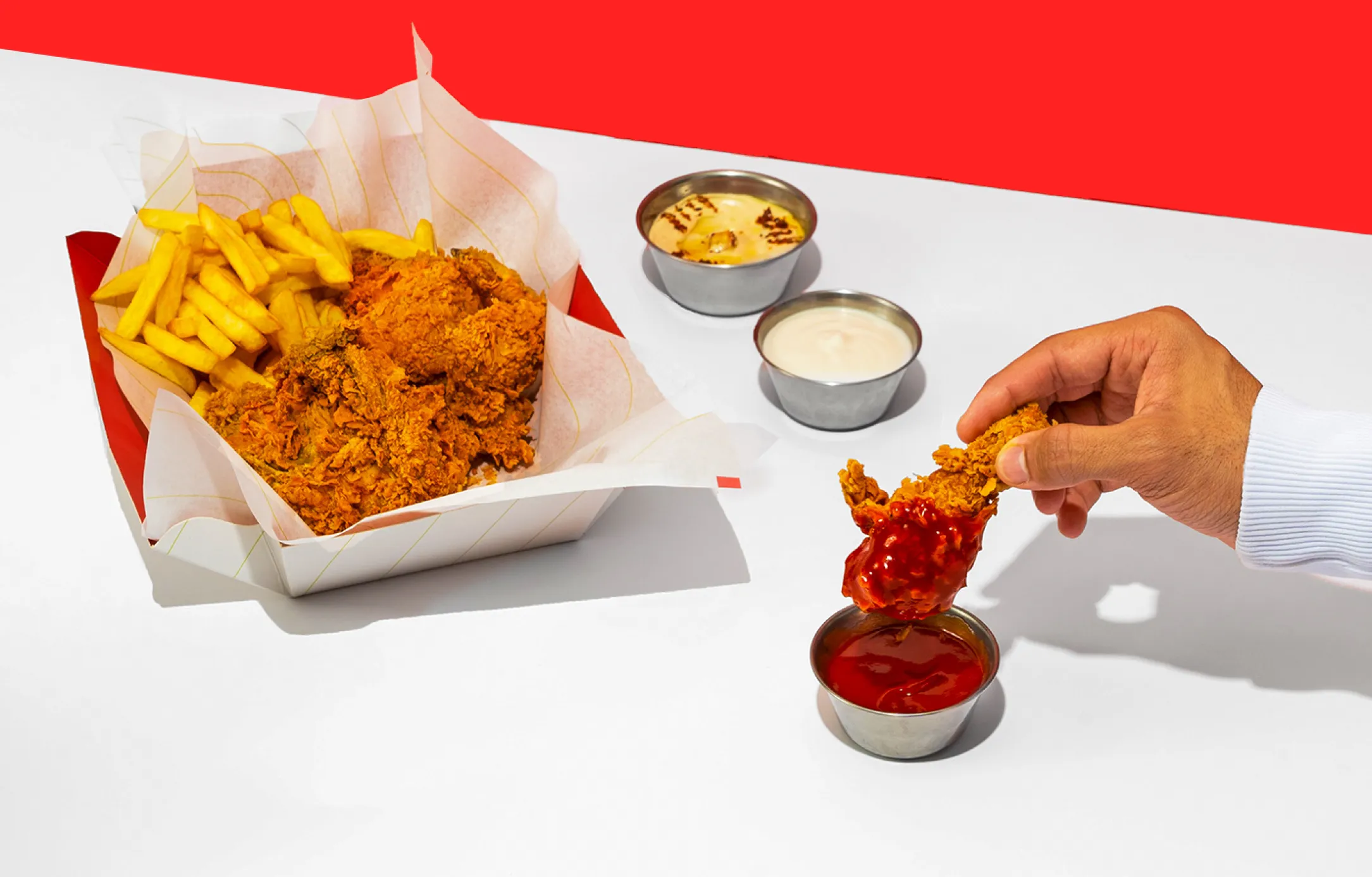 Meal on table