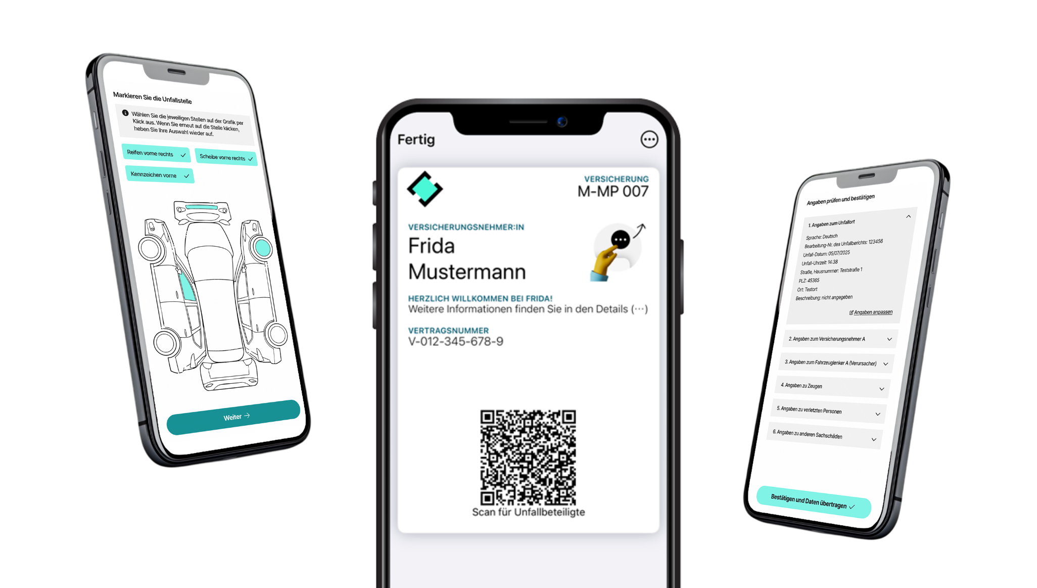 Mock-Up mobile CarClaims Use Case
