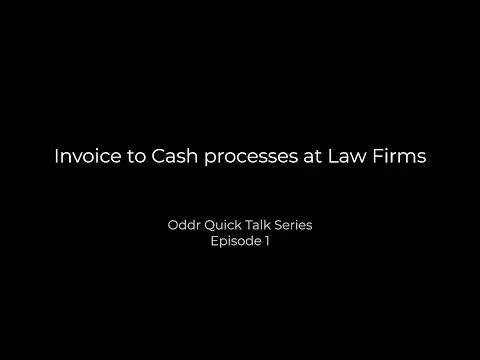 Invoice to Cash Processes at Law Firms