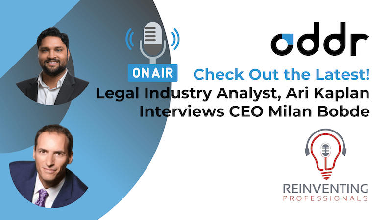 Reinventing Professionals Podcast: Using Artificial Intelligence to Facilitate Payment for Law Firms