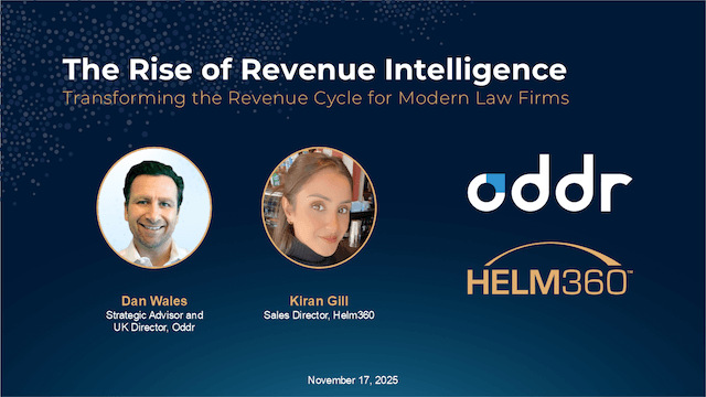 The Rise of Revenue Intelligence: Transforming the Revenue Cycle for Modern Law Firms
