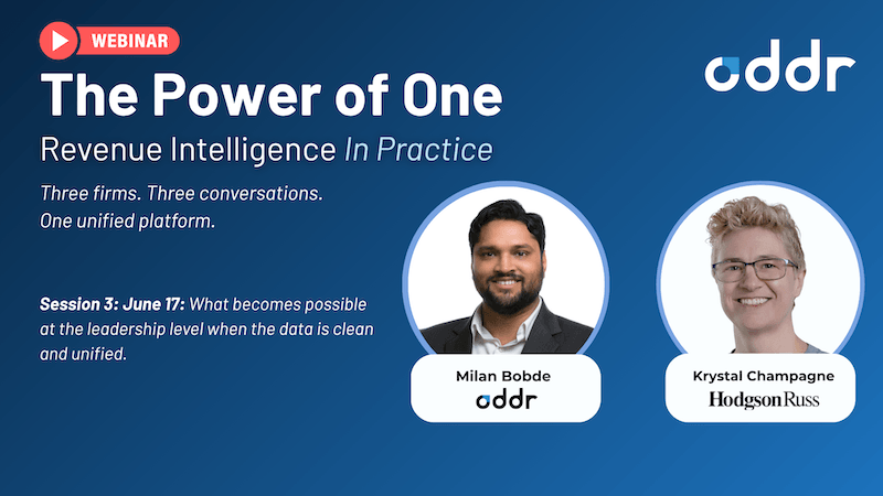 The Power of One: Revenue Intelligence In Practice: Session 3