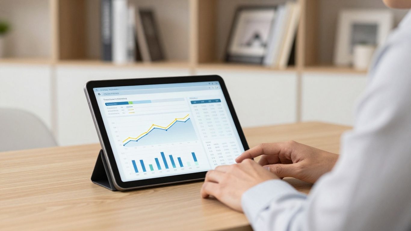 A professional analyzing legal financial data