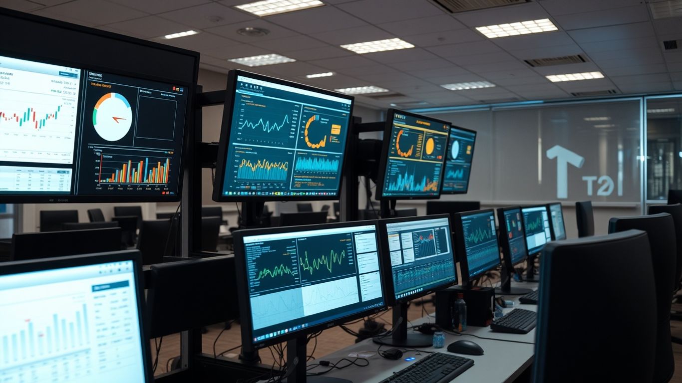 Modern digital interfaces supporting financial automation tools