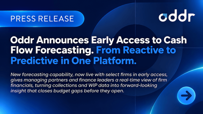 Oddr Announces Early Access to Cash Flow Forecasting. From Reactive to Predictive in One Platform.