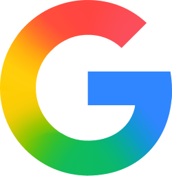 The Google logo in a circular G shape with segmented colors in red, yellow, green, and blue.
