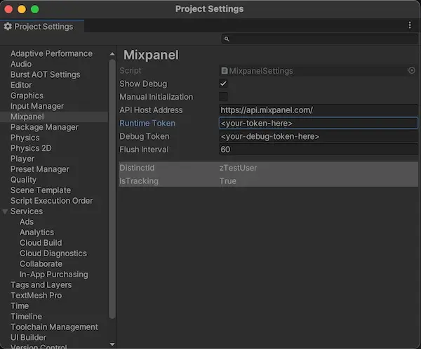 Integrate the Mixpanel SDK into your project