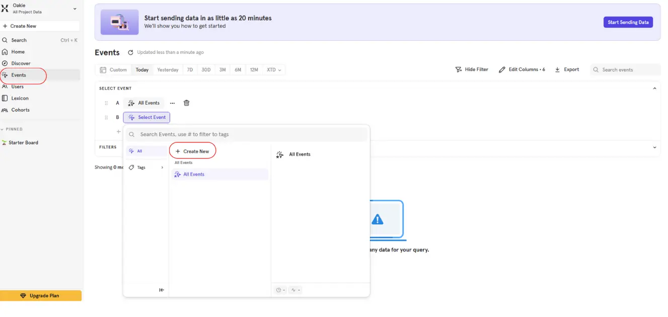 Create Your First Event on Mixpanel to Start Tracking