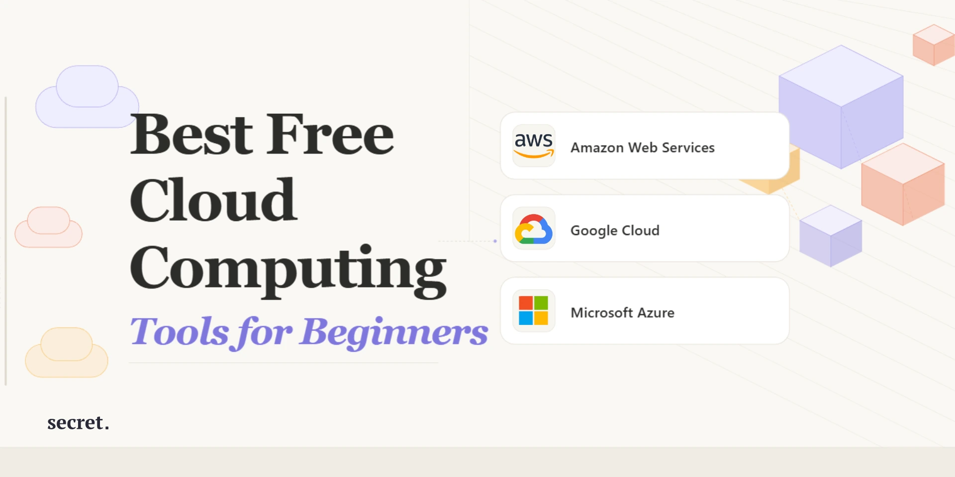 Best free cloud computing tools