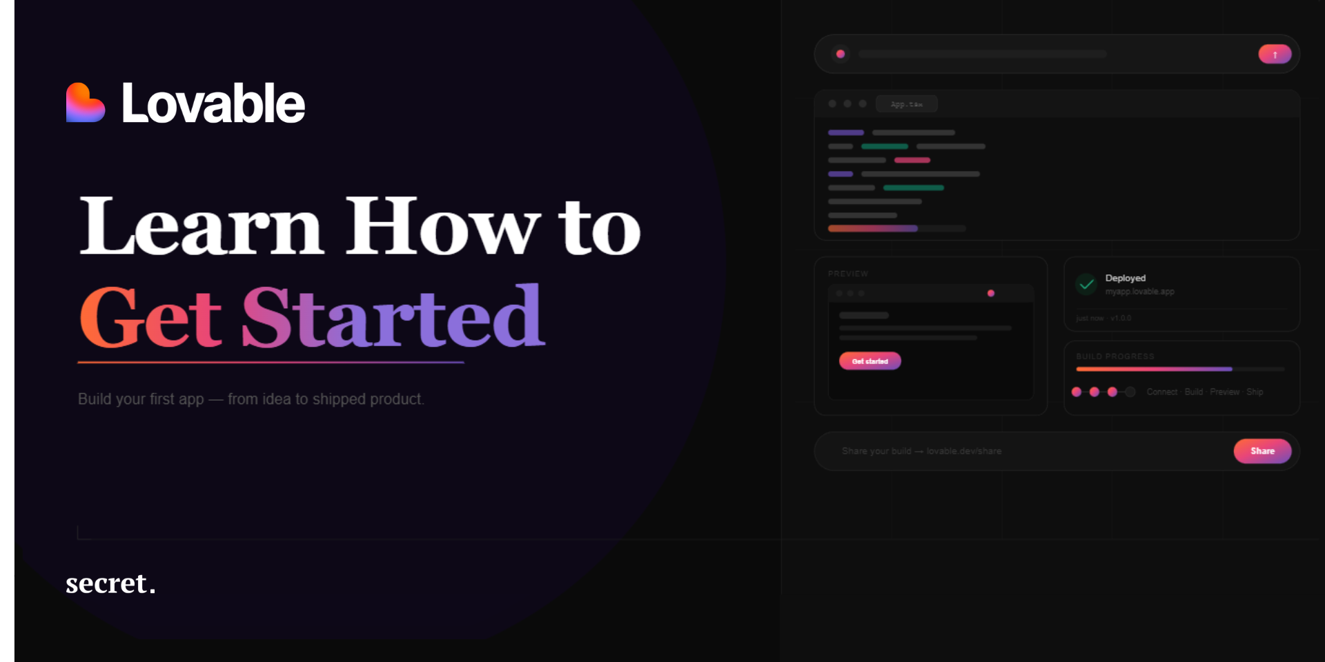 Getting started with Lovable